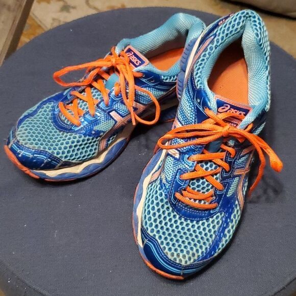 Asics T3C5N Gel Cumulus 15 Running Training Shoes  Blue Womens Sz 10 - Picture 1 of 8